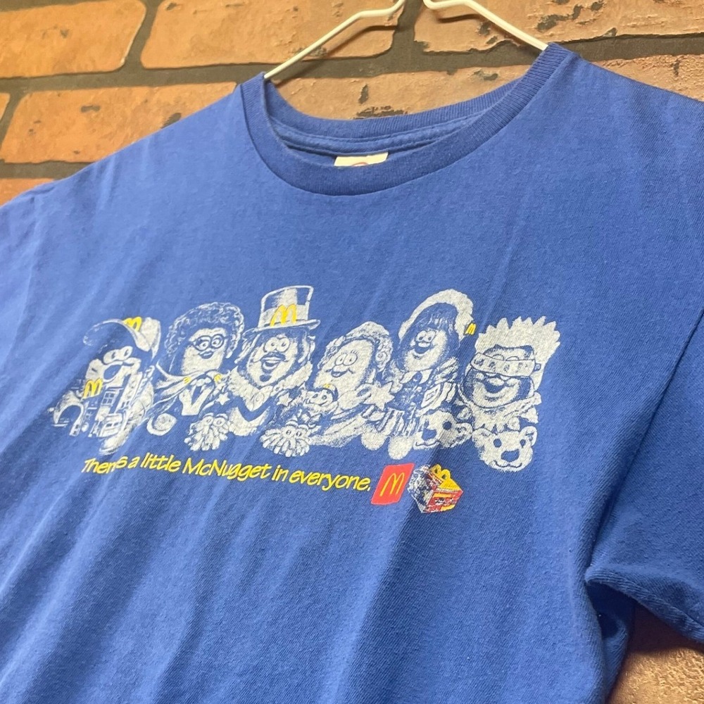 Delta Pro Weight McDonald's Kerwin Frost McNugget Royal Blue Graphic Tee Shirt M